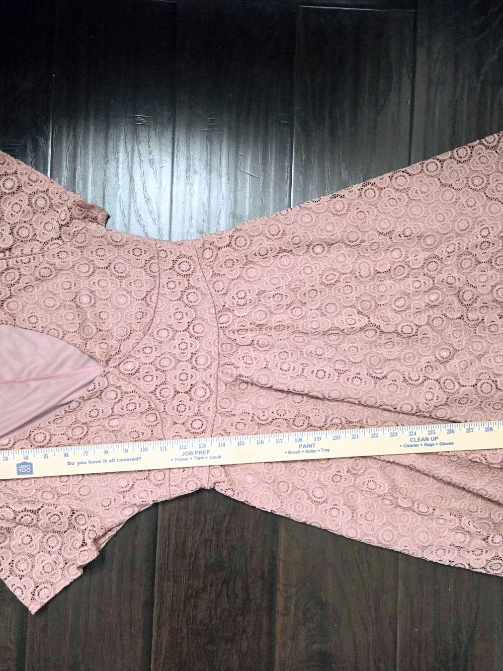Altar'd State Women’s Pink Lace Fit-and-Flare Dress - Picture 12 of 12